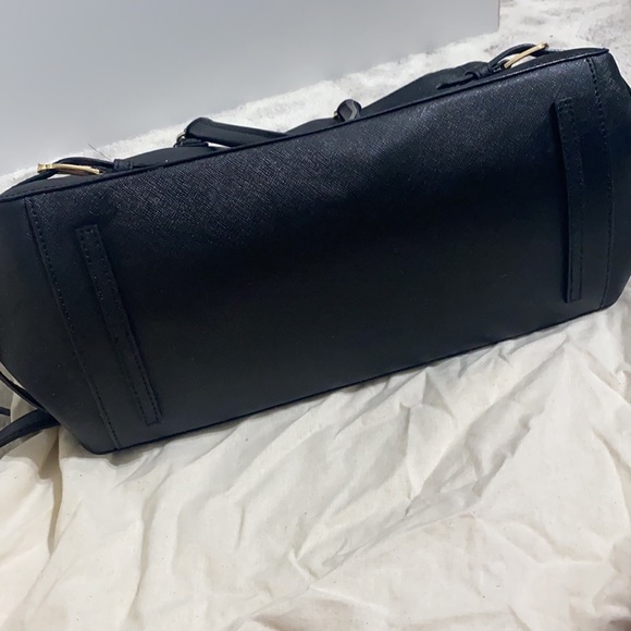 Tory Burch Robinson Multi Tote Black EUC - Picture 5 of 6